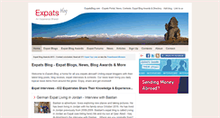 Desktop Screenshot of expatsblog.com